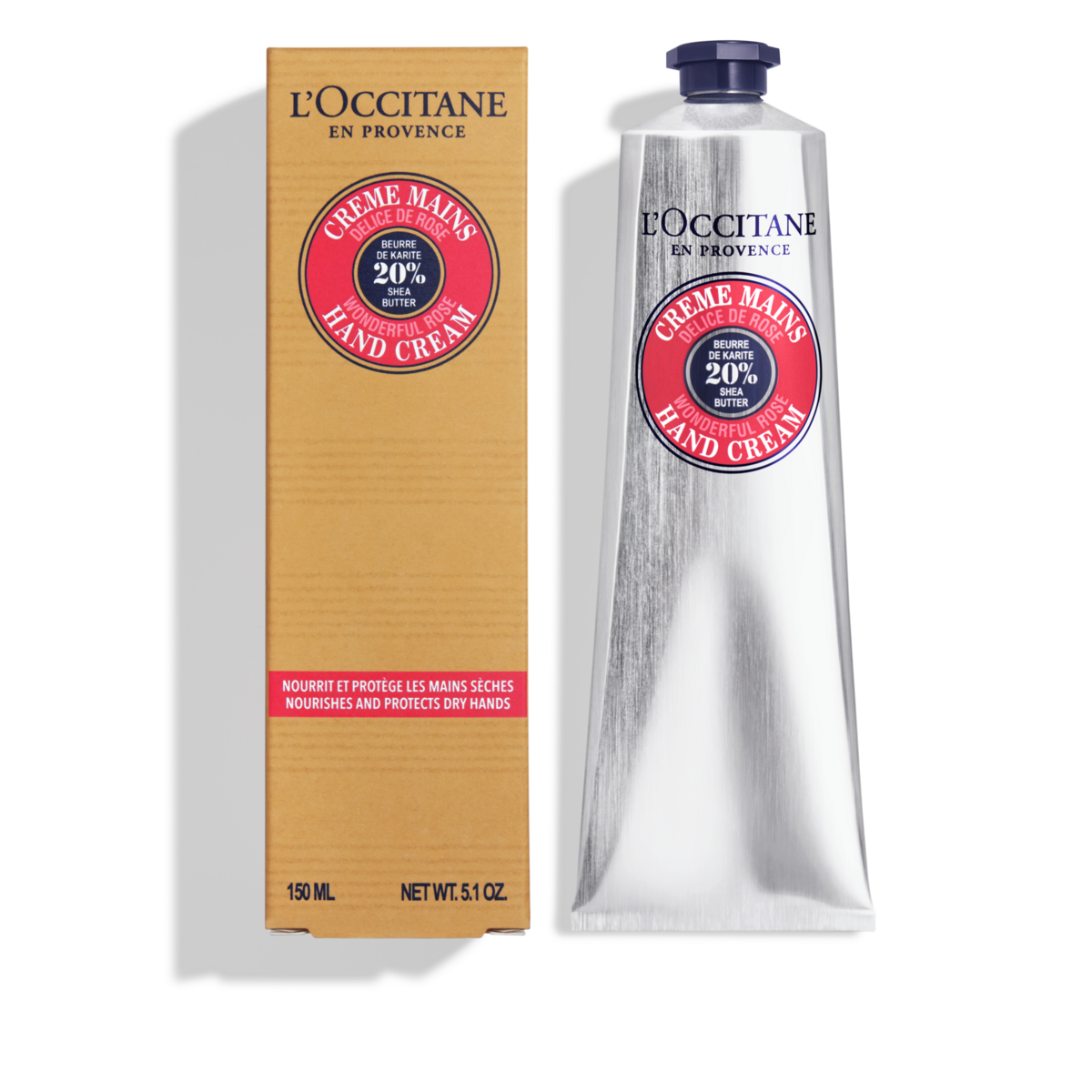 Крем для рук Карите и Роза, 150 мл