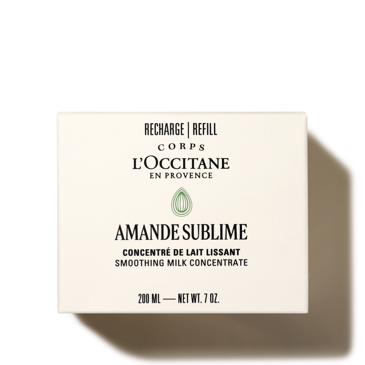 Концентрированное молочко для тела Миндаль, эко-запаска