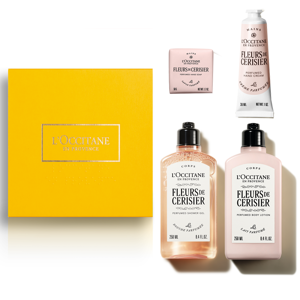 Подарочный набор Fleurs de cerisier (Флёр де серизие), в коробке