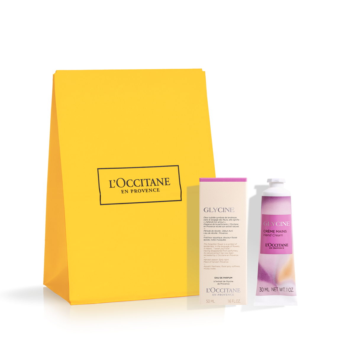 Подарочный набор в саше "Глициния" дуэт