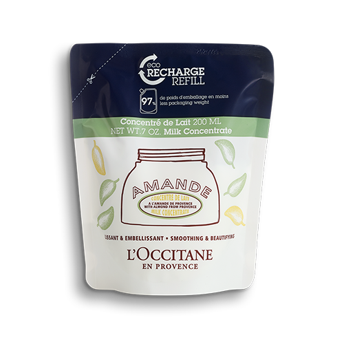 Концентрированное молочко для тела Миндаль, эко-запаска