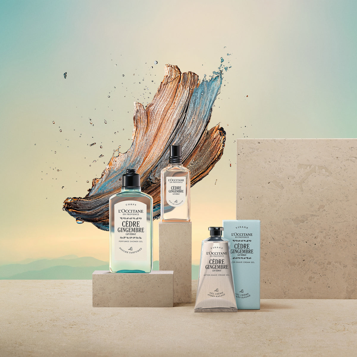 Гель для душа Сèdre gingembre (Сэдр жан жамбр), дорожный формат