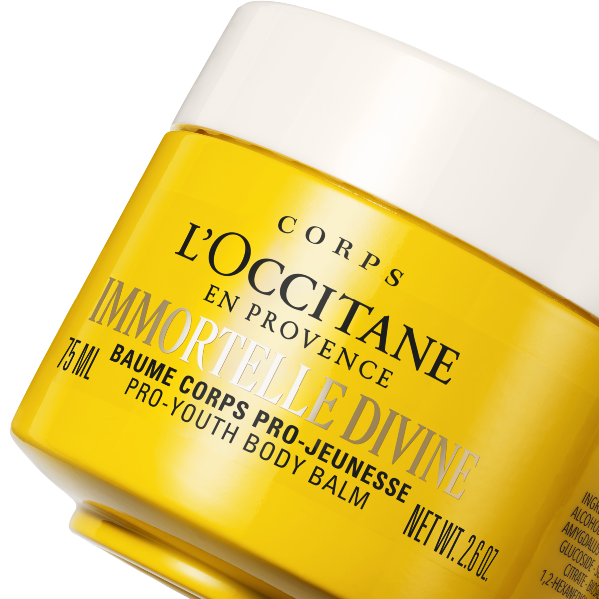 Антивозрастной бархатный бальзам для ухода за телом Immortelle Shea, 75 мл