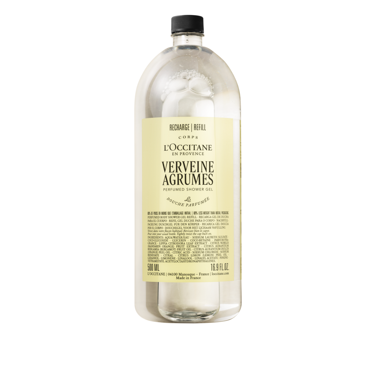 Гель для душа Verveine Agrumes (Цитрус Вербена), эко-запаска