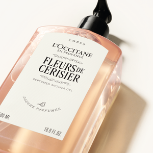 Парфюмированный гель для душа Fleurs de cerisier (Флёр де серизие), большой формат