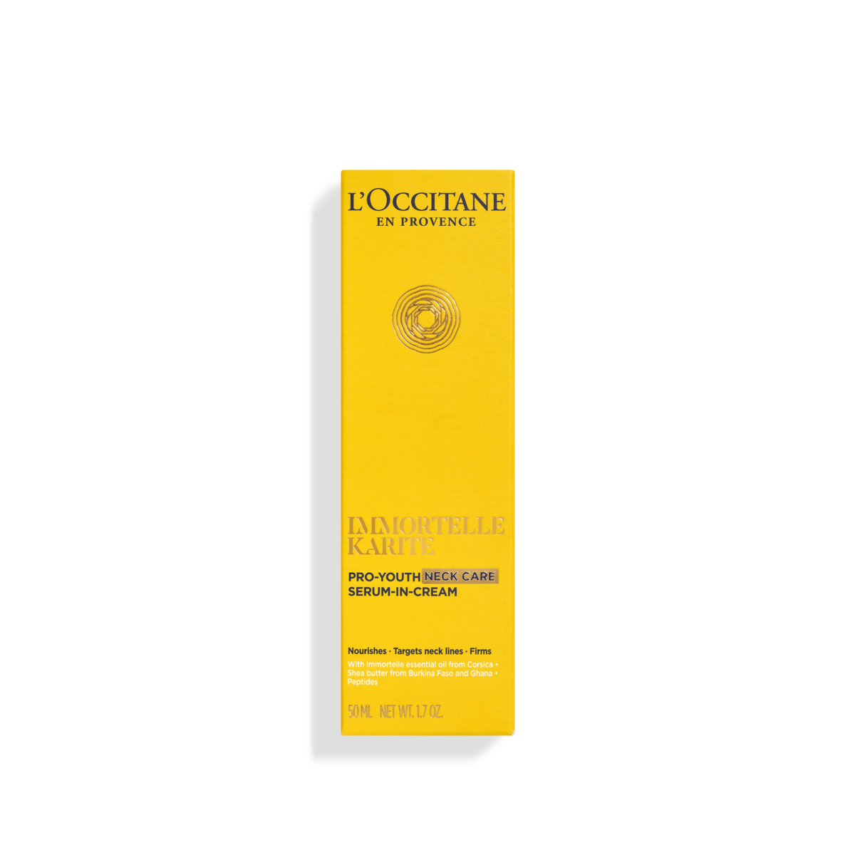Антивозрастной крем-сыворотка для шеи Immortelle&Shea