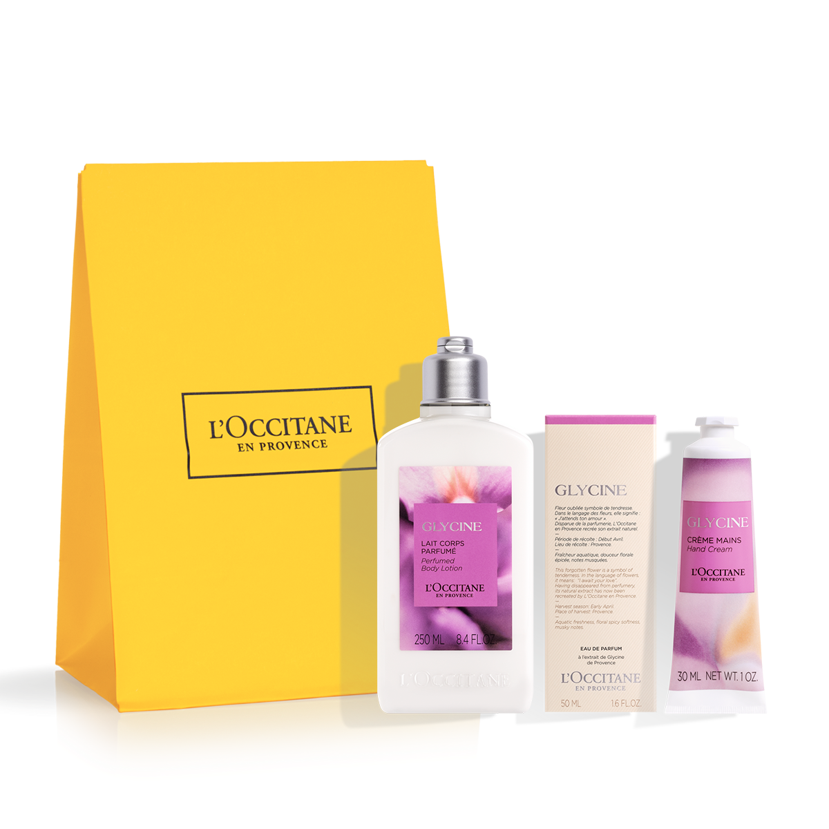 Подарочный набор в саше "Глициния"