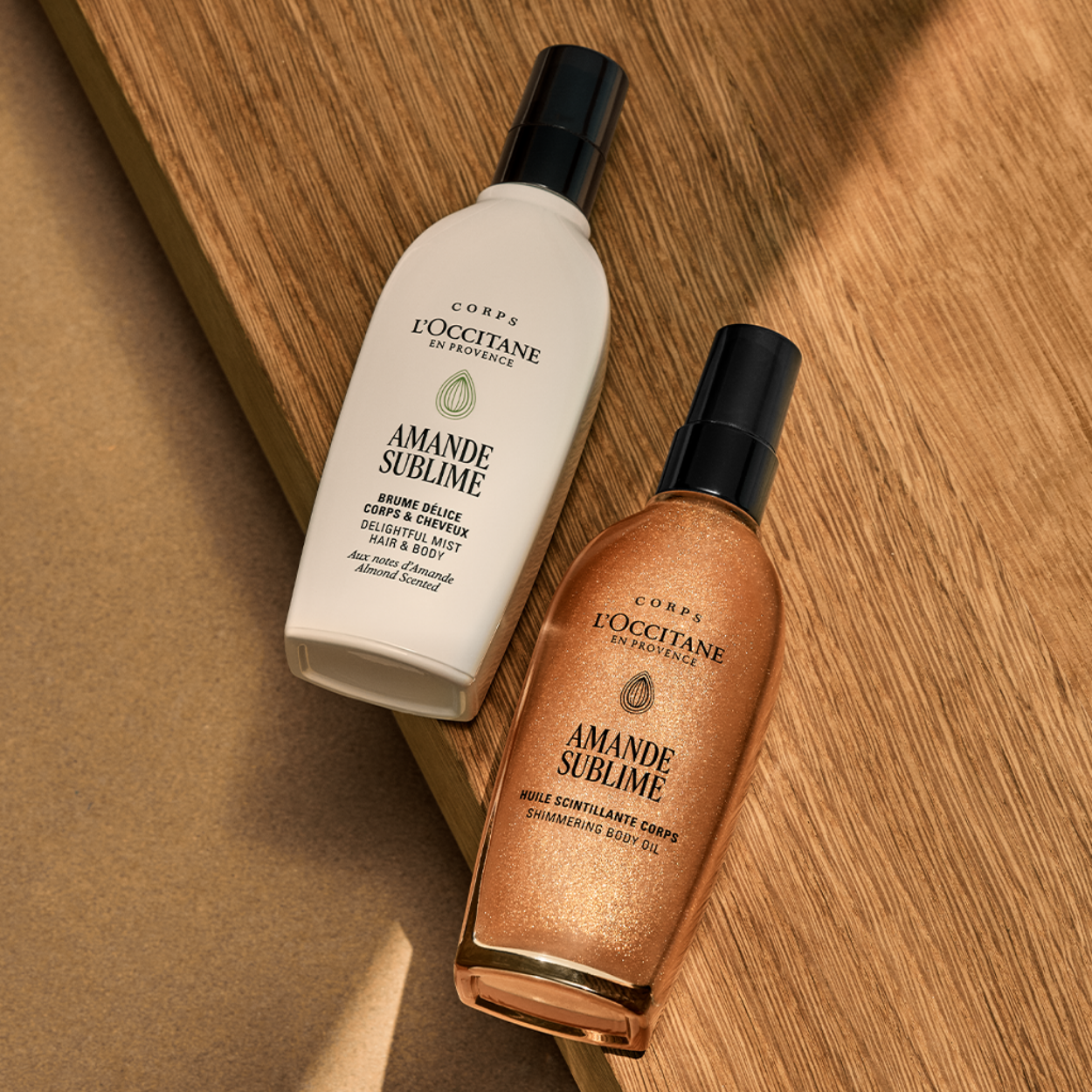 Восхитительный спрей для волос и тела Миндаль