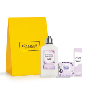 Подарочный набор в саше "Белая лаванда"