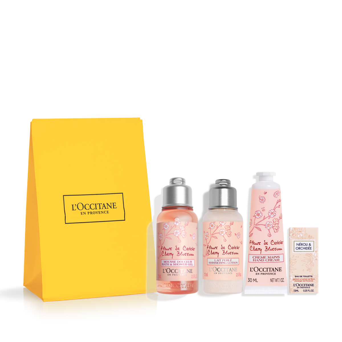 Подарочный набор в саше "Вишневый цвет"