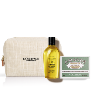 Подарочный набор «Миндаль» в косметичке премиум