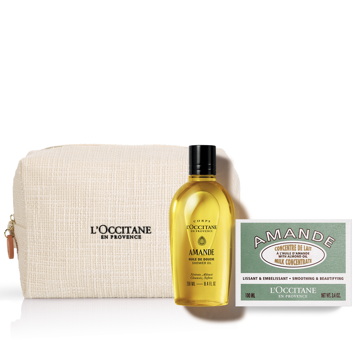 Подарочный набор «Миндаль» в косметичке премиум