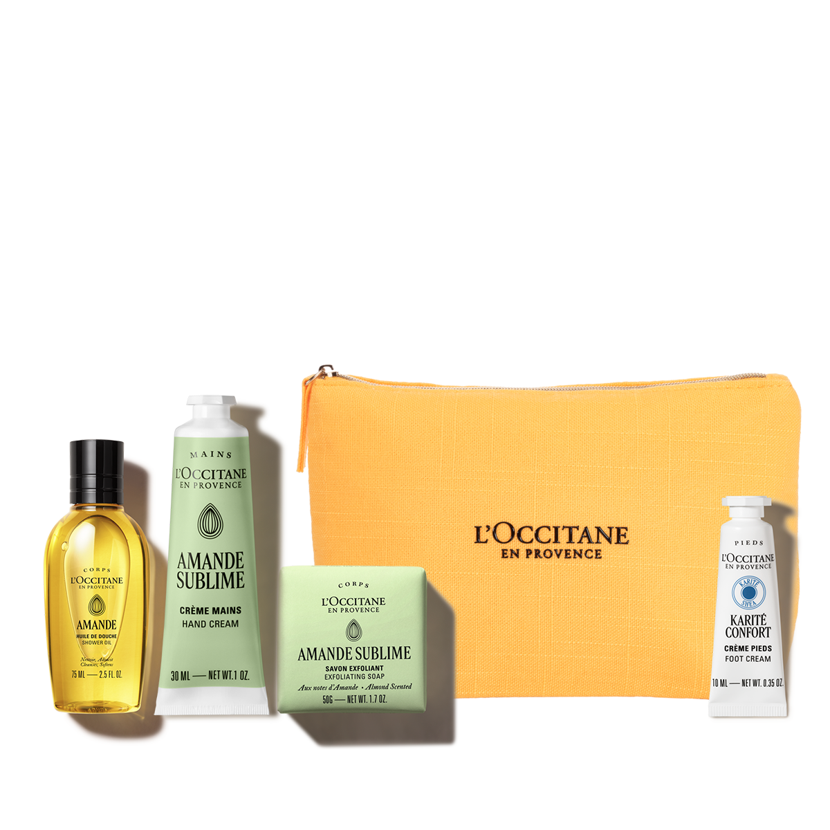 Подарочный набор «Миндаль» в косметичке