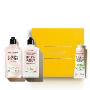 Подарочный набор «Флер дэ Серизие Те Блан» в коробке