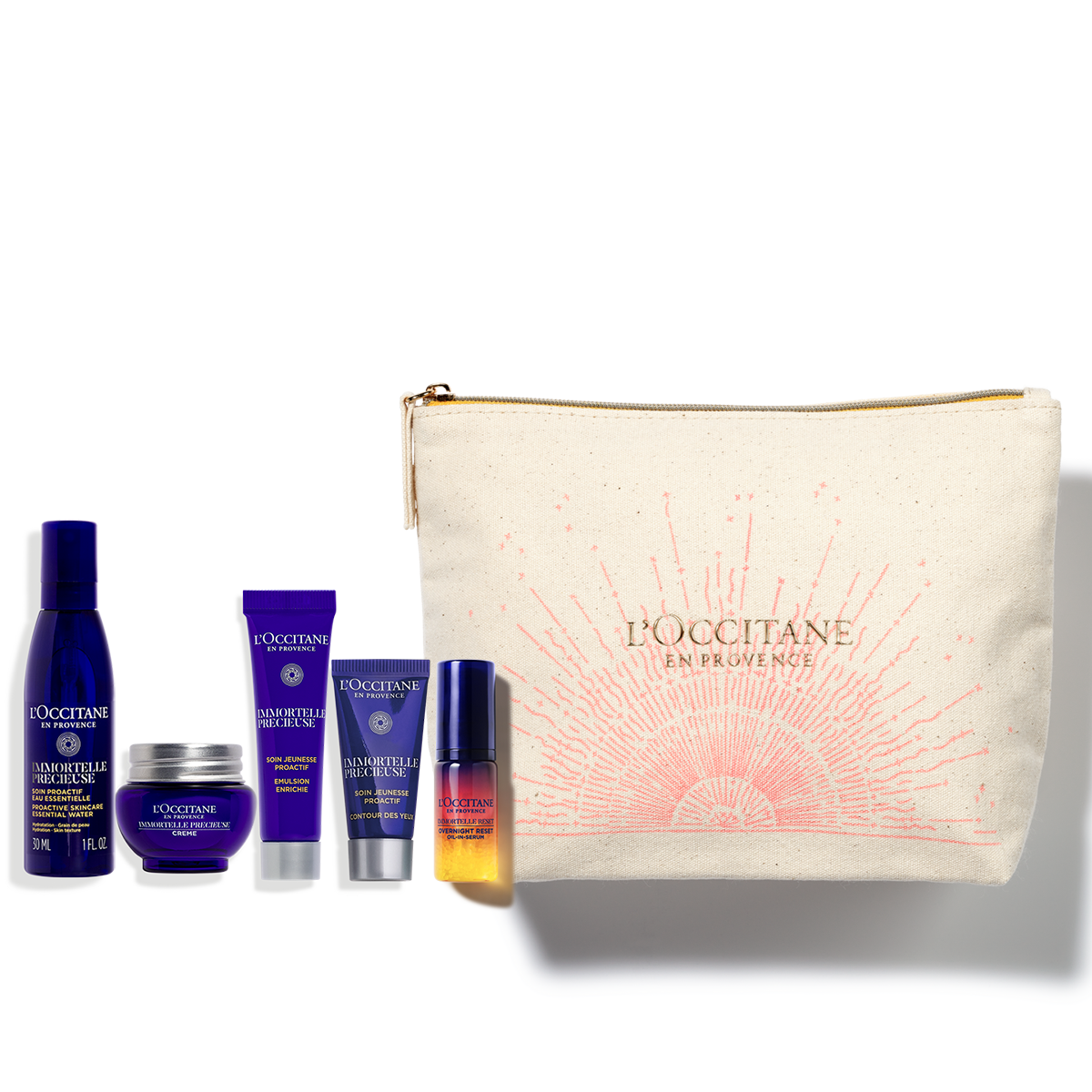 Подарочный набор "Иммортель" в косметичке