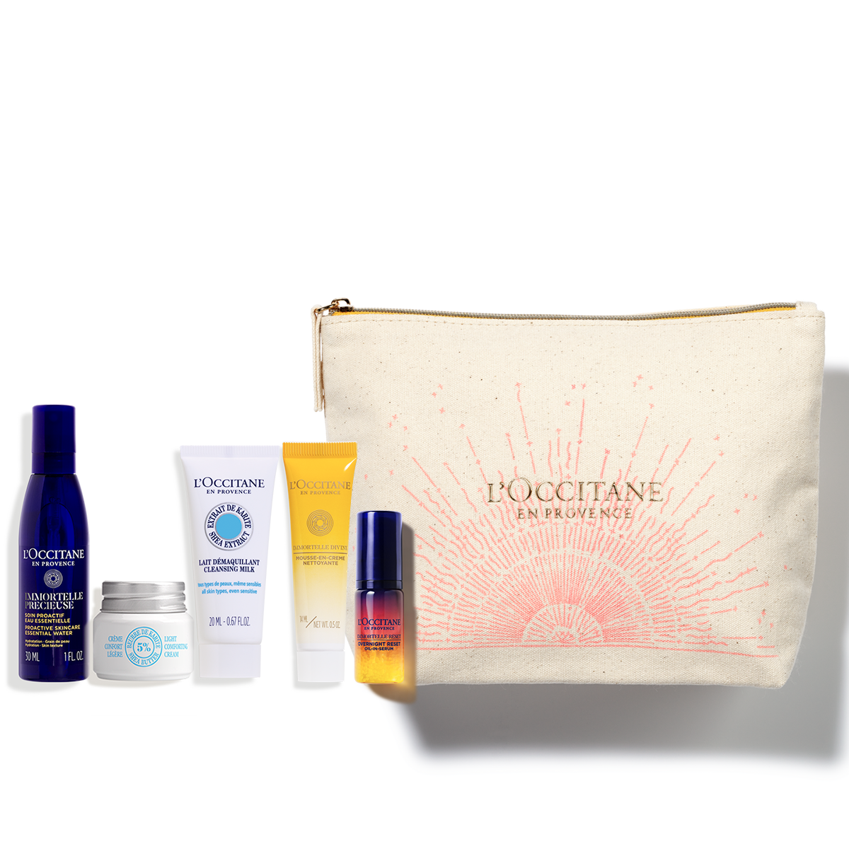 Подарочный набор  «Карите» в косметичке