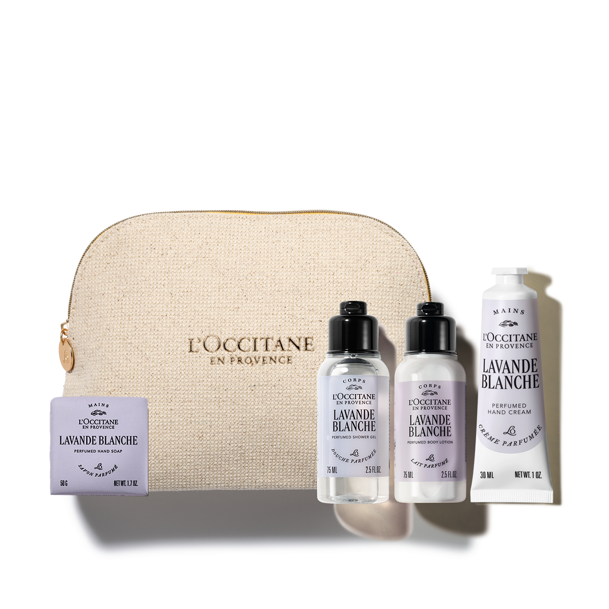 Подарочный набор  «Лаванд Бланш» в косметичке