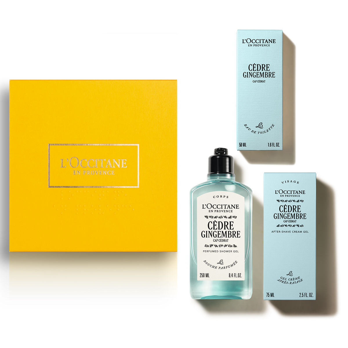Набор для мужчин "Сèdre gingembre"